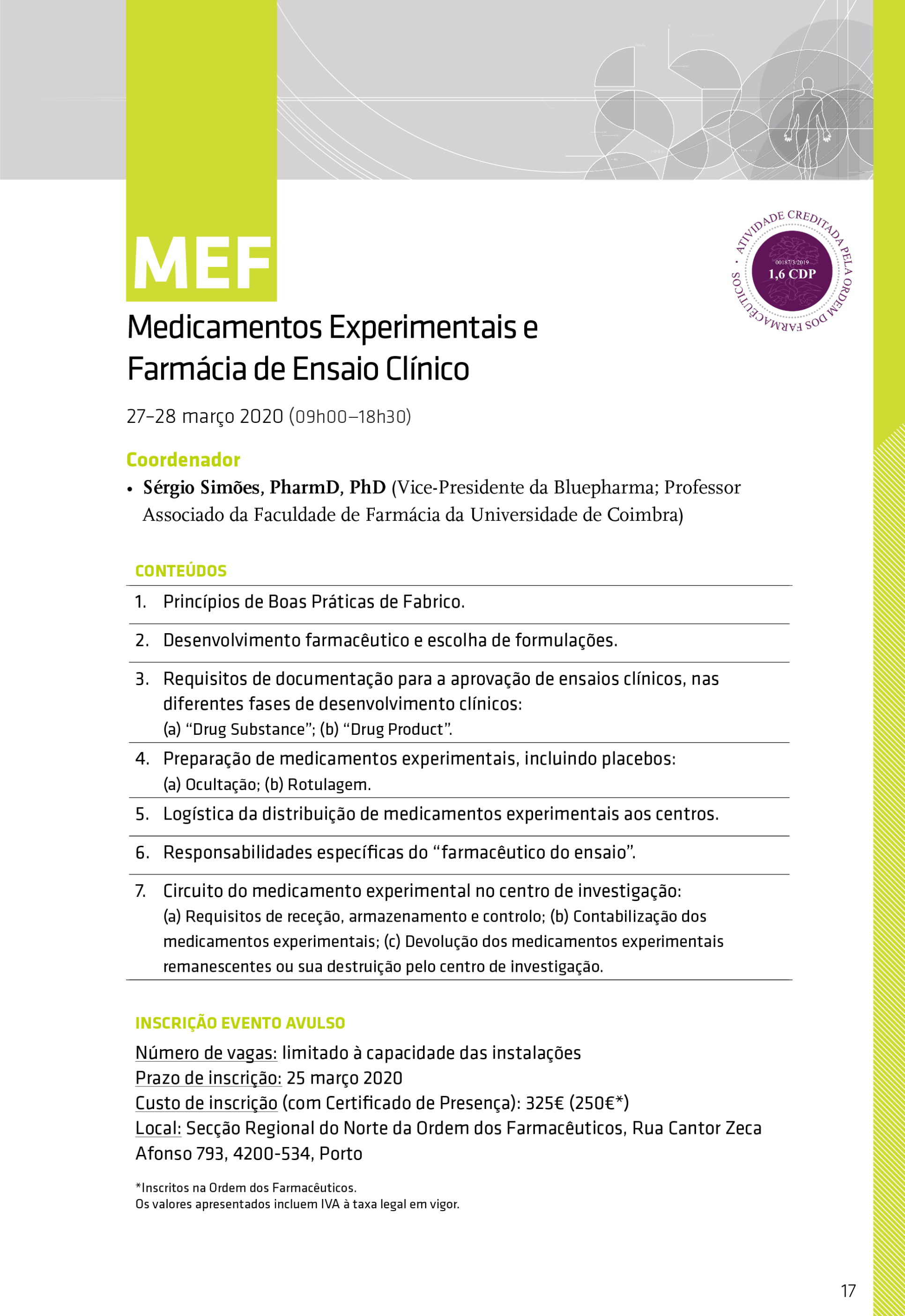 MEF - Programa